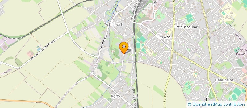 localisation de l'entreprise MONSIEUR MATTHIEU CATHELAIN  ACHICOURT