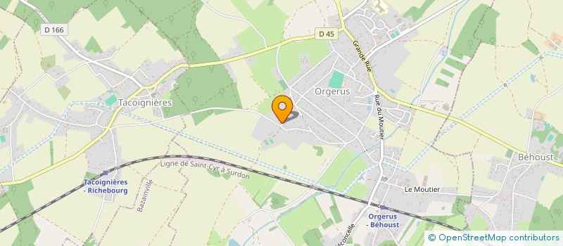 localisation de l'entreprise MONSIEUR MATTHIEU CAVELIER  ORGERUS