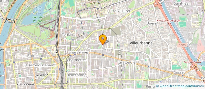 localisation de l'entreprise MONSIEUR MATTHIEU CHAILLOU  VILLEURBANNE