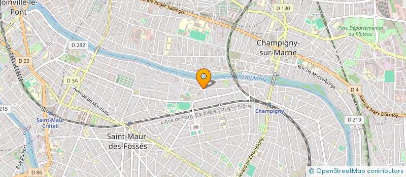 localisation de l'entreprise MONSIEUR MATTHIEU CHALLAN BELVAL à SAINT-MAUR-DES-FOSSES