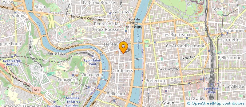 localisation de l'entreprise MONSIEUR MATTHIEU CHAMBRIER à LYON