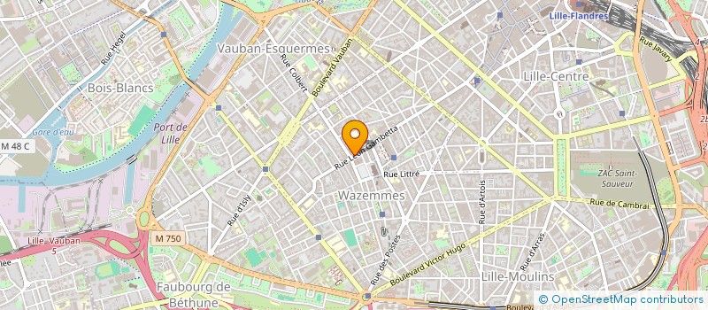 localisation de l'entreprise MONSIEUR MATTHIEU CHANZY à LILLE