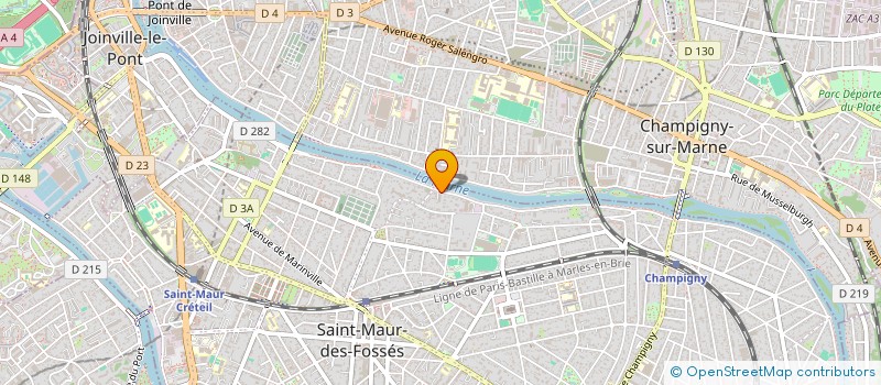 localisation de l'entreprise MONSIEUR MATTHIEU CHARBONNET  SAINT-MAUR-DES-FOSSES