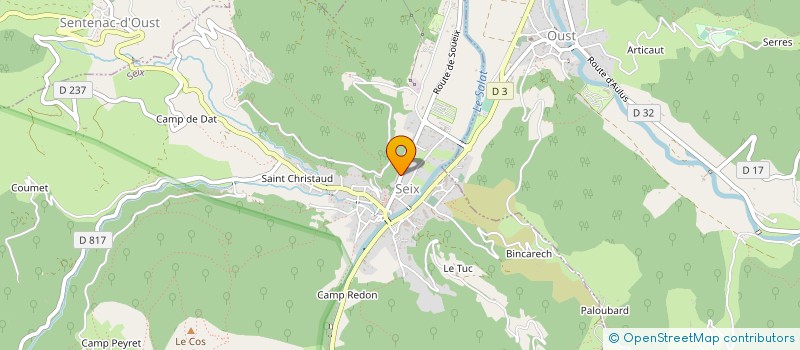localisation de l'entreprise MONSIEUR MATTHIEU CHASSAING à SEIX