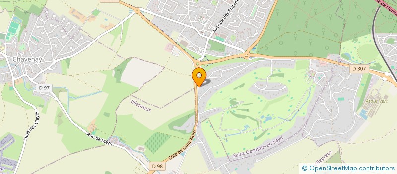 localisation de l'entreprise MONSIEUR MATTHIEU CHATIGNOUX  SAINT-NOM-LA-BRETECHE