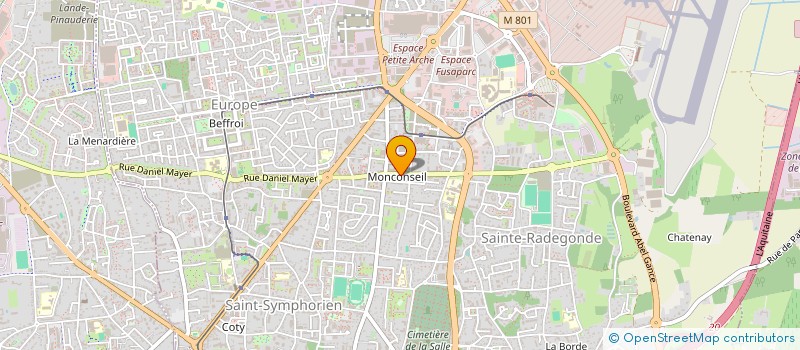 localisation de l'entreprise MONSIEUR MATTHIEU CHAUVEAU  TOURS