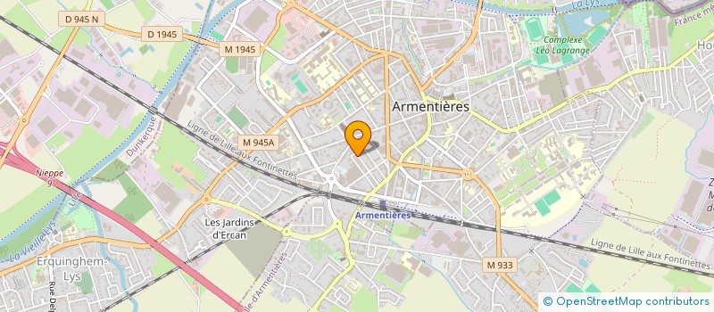 localisation de l'entreprise MONSIEUR MATTHIEU CHAVATTE à ARMENTIERES