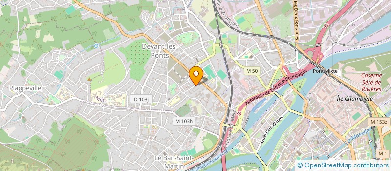 localisation de l'entreprise MONSIEUR MATTHIEU CHENIER-PERRIN  METZ