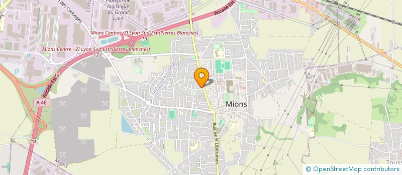 localisation de l'entreprise MONSIEUR MATTHIEU CHEVALIER  MIONS