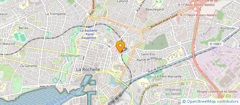 localisation de l'entreprise MONSIEUR MATTHIEU CHOLLET  LA ROCHELLE