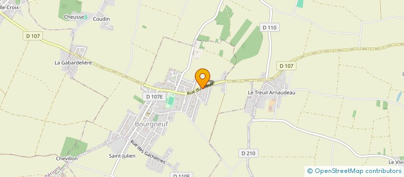 localisation de l'entreprise MONSIEUR MATTHIEU CHOPIN  BOURGNEUF