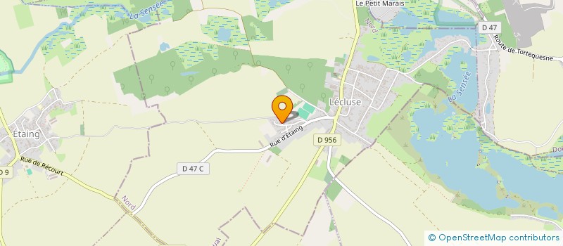 localisation de l'entreprise MONSIEUR MATTHIEU CHOQUET  LECLUSE