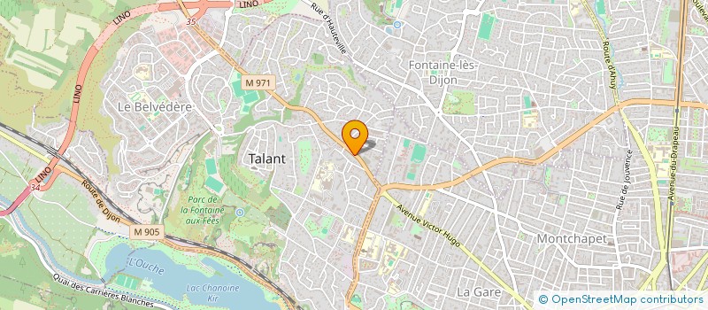 localisation de l'entreprise MONSIEUR MATTHIEU CHRISTEL à TALANT