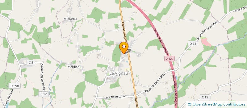 localisation de l'entreprise MONSIEUR MATTHIEU CHRISTOPHE  LE VIGNAU