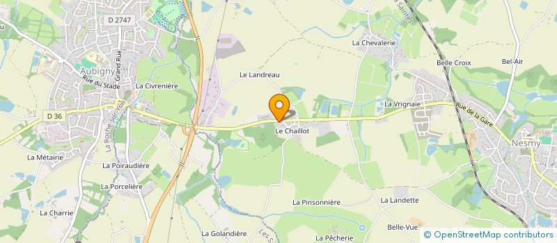 localisation de l'entreprise MONSIEUR MATTHIEU CHUPIN  L'HERBERGEMENT