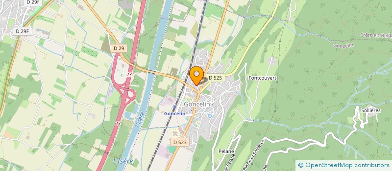 localisation de l'entreprise MONSIEUR MATTHIEU CIANFARANI  GONCELIN