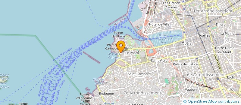 localisation de l'entreprise MONSIEUR MATTHIEU CITTON  MARSEILLE