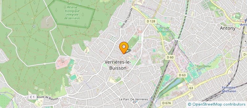 localisation de l'entreprise MONSIEUR MATTHIEU CLAIRE à VERRIERES-LE-BUISSON