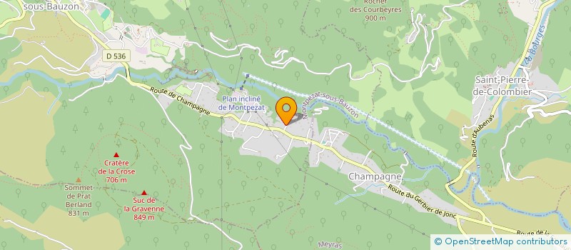 localisation de l'entreprise MONSIEUR MATTHIEU CLAUDE PEREZ  MONTPEZAT-SOUS-BAUZON