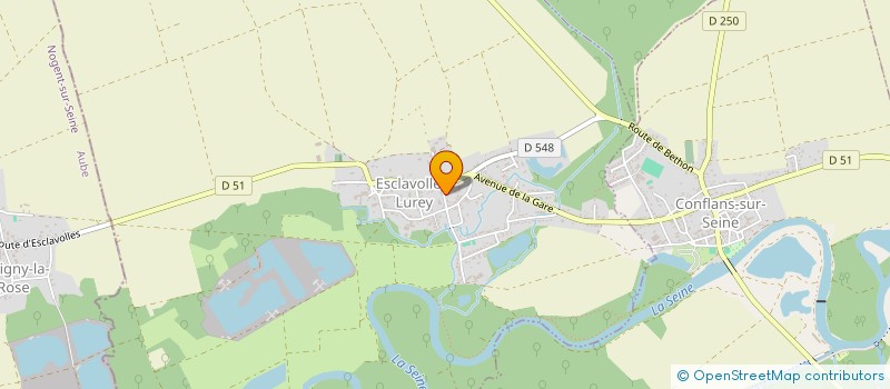 localisation de l'entreprise MONSIEUR MATTHIEU COGNOT  ESCLAVOLLES-LUREY