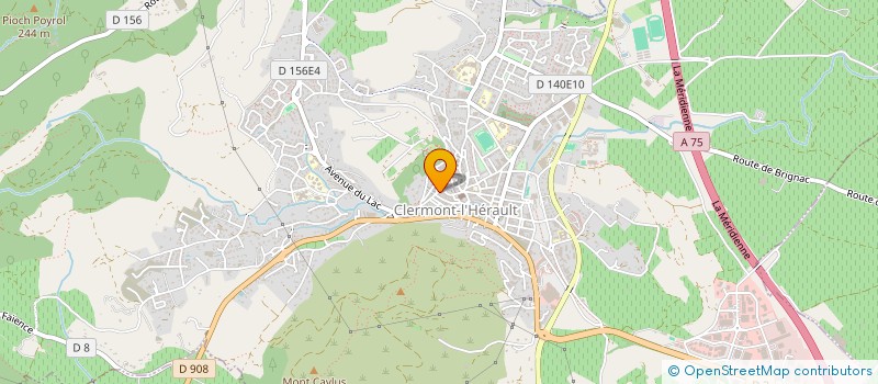 localisation de l'entreprise MONSIEUR MATTHIEU COLIN  CLERMONT-L'HERAULT