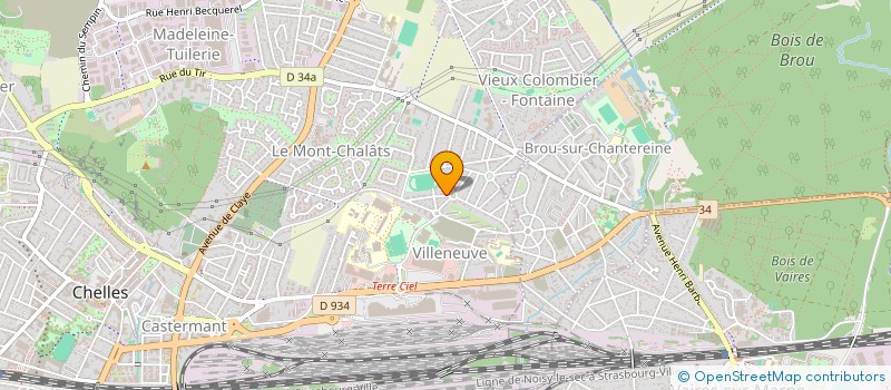 localisation de l'entreprise MONSIEUR MATTHIEU COLLIGNON  CHELLES