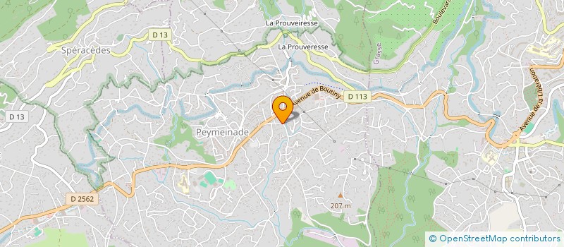 localisation de l'entreprise MONSIEUR MATTHIEU COMDAIN  PEYMEINADE