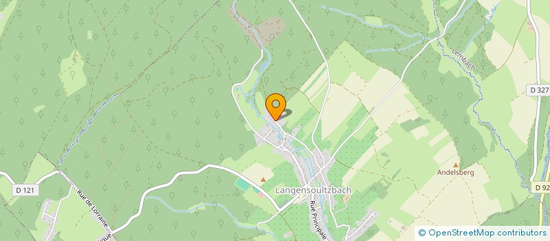 localisation de l'entreprise MONSIEUR MATTHIEU CONTANT  LANGENSOULTZBACH