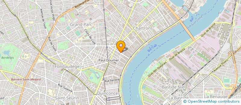 localisation de l'entreprise MONSIEUR MATTHIEU CORNETTE à BORDEAUX