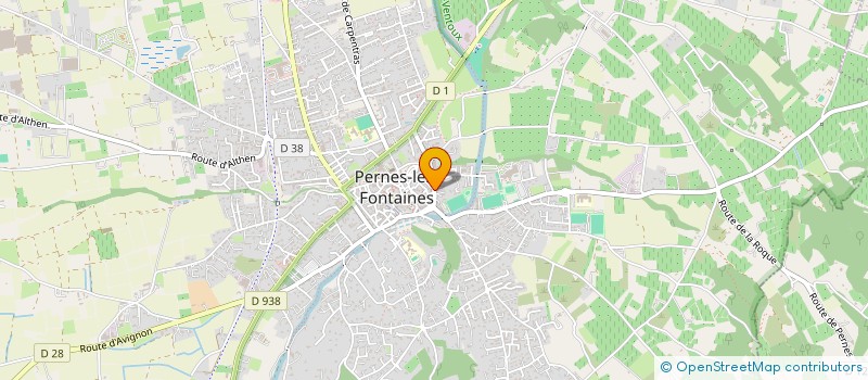 localisation de l'entreprise MONSIEUR MATTHIEU CORNUT-CHAUVINC  PERNES-LES-FONTAINES