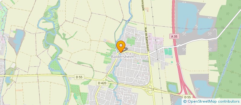 localisation de l'entreprise MONSIEUR MATTHIEU CORRIAUX  BALDERSHEIM