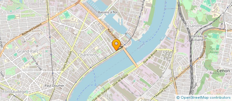 localisation de l'entreprise MONSIEUR MATTHIEU COSSALTER  BORDEAUX