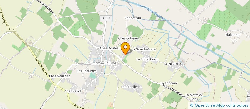 localisation de l'entreprise MONSIEUR MATTHIEU COSSET  CORME-ECLUSE