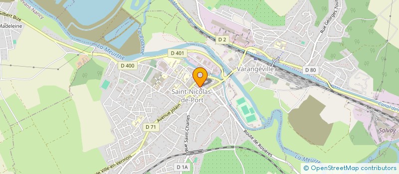 localisation de l'entreprise MONSIEUR MATTHIEU COSTA  SAINT-NICOLAS-DE-PORT