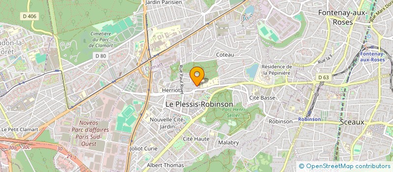 localisation de l'entreprise MONSIEUR MATTHIEU COSTE  LE PLESSIS-ROBINSON