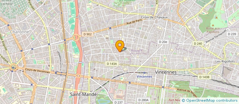 localisation de l'entreprise MONSIEUR MATTHIEU COUCHET à MONTREUIL