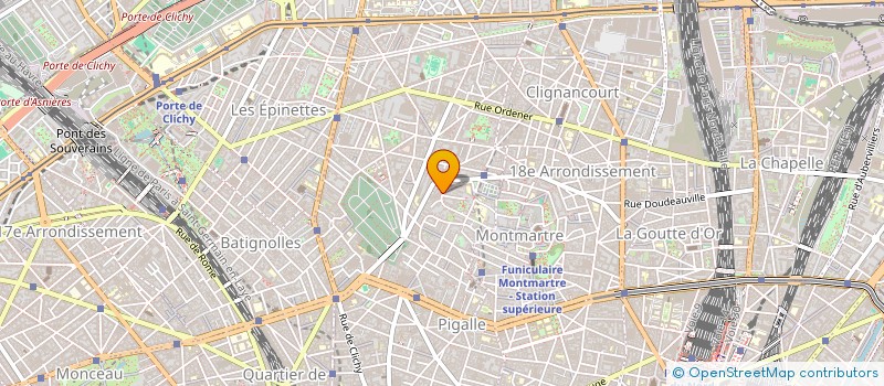 localisation de l'entreprise MONSIEUR MATTHIEU COURTADE  PARIS