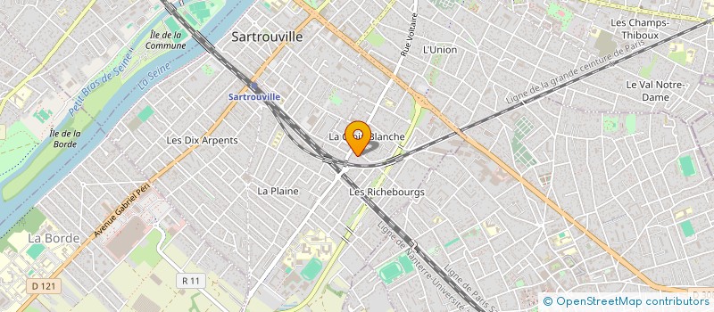 localisation de l'entreprise MONSIEUR MATTHIEU COURTOIS à SARTROUVILLE