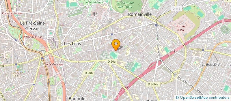 localisation de l'entreprise MONSIEUR MATTHIEU CSECH à BAGNOLET