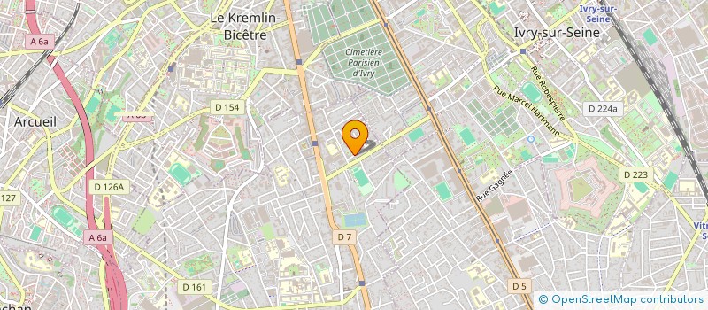 localisation de l'entreprise MONSIEUR MATTHIEU CUCHET à VILLEJUIF