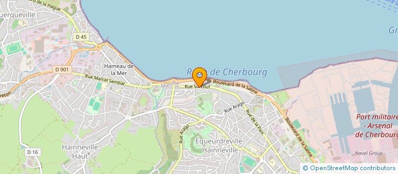 localisation de l'entreprise MONSIEUR MATTHIEU D'AMORE  CHERBOURG-EN-COTENTIN