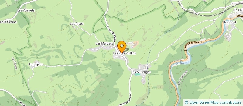 localisation de l'entreprise MONSIEUR MATTHIEU D'ONOFRIO  PAYS-DE-MONTBENOIT