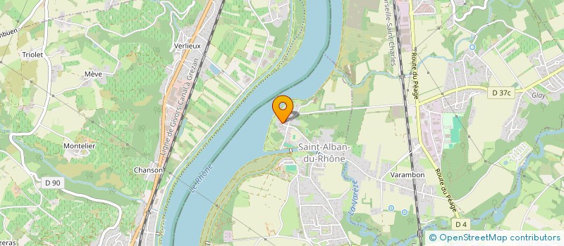 localisation de l'entreprise MONSIEUR MATTHIEU DAGUTS  LES ROCHES-DE-CONDRIEU