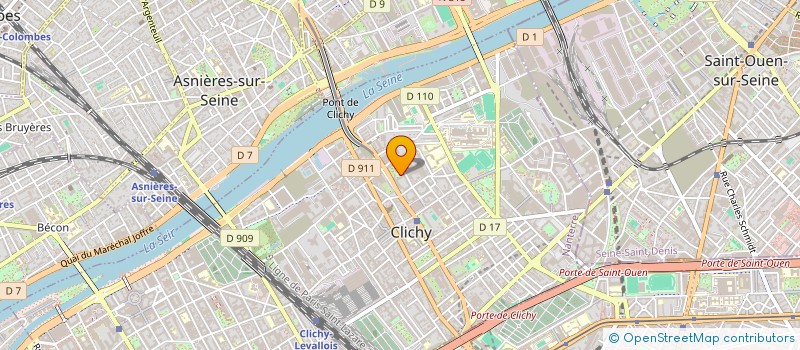 localisation de l'entreprise MONSIEUR MATTHIEU DANCIU à CLICHY