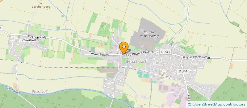 localisation de l'entreprise MONSIEUR MATTHIEU DANGLER  BETSCHDORF