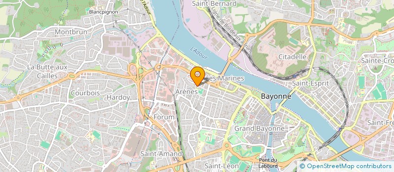 localisation de l'entreprise MONSIEUR MATTHIEU DARRIDOLE  BAYONNE