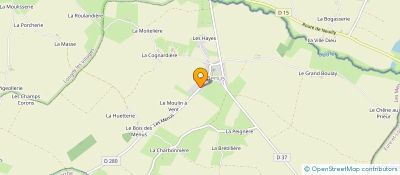 localisation de l'entreprise MONSIEUR MATTHIEU DASSE à LES MENUS