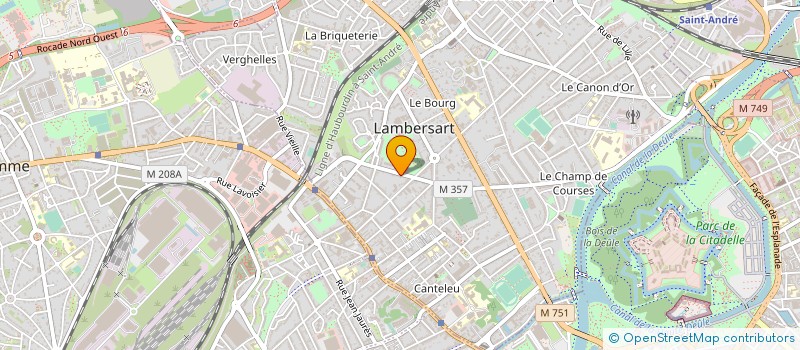 localisation de l'entreprise MONSIEUR MATTHIEU DAUBRESSE à LAMBERSART