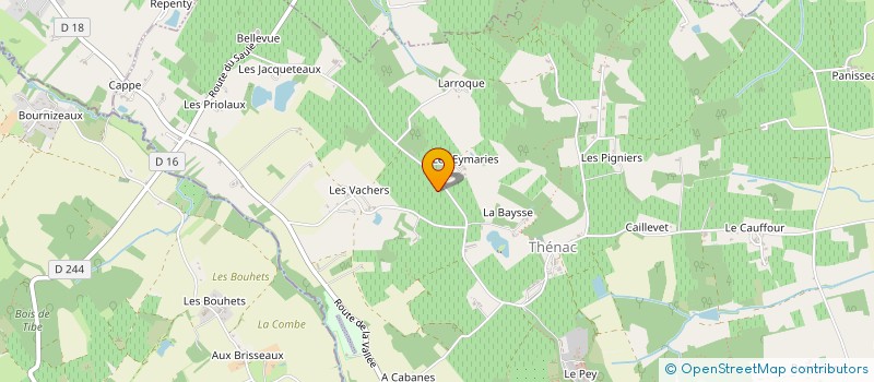 localisation de l'entreprise MONSIEUR MATTHIEU DAULHIAC  RAZAC-DE-SAUSSIGNAC