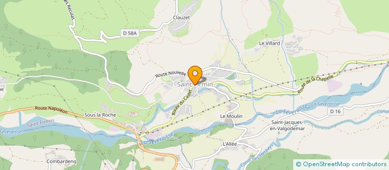 localisation de l'entreprise MONSIEUR MATTHIEU DAVIN  SAINT-FIRMIN